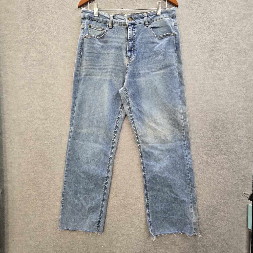 OAT New York Women Jeans 30 Blue Denim PPQ116-CA 27" Inseam Y2K‎